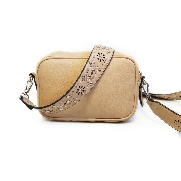 Free People Handbags - FREE PEOPLE  Blush Beige Crossbody Bag Purse